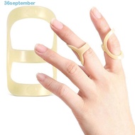 SEPTEMBER Oval Finger Splint, Ring Sleeve Finger Cuff Finger Splint Support, Finger Support Protector Oval Waterproof Skin Finger Joint Stabilizer Deformed Hammer Finger