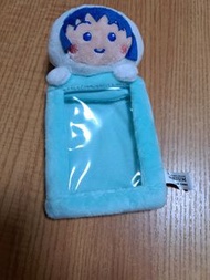 《櫻桃小丸子》 可愛卡通毛絨卡套連掛繩