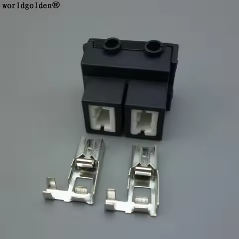 Worldgolden 2 Pin H7 ceramic high temperature ceramics corner H7 bulb socket plug connector H7-2B be