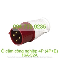 Industrial Socket Plug Set 16A 32A (3P 1E) - Socket 4P 16A 32A IP44 - Plug 014 Socket 114