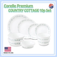 Corelle Premium COUNTRY COTTAGE 10p Set/Corelle USA set/Plate Set/ Dinnerware Corelle set/Large Plat