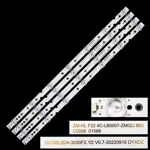 1/5/10 kits LED Strip For 50FU1 50S423 50S421 CA 50UD640 50P8M 50P65US 50DP628 50UD6306 50DP600 TCL-