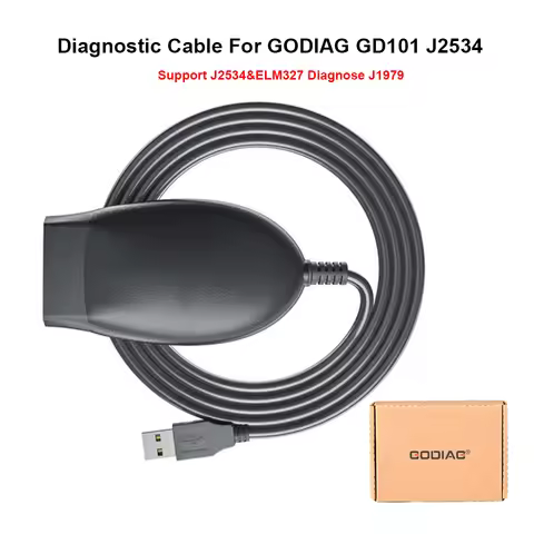 For GODIAG GD101 Support J2534 Passthru ELM327 Diagnose J1979 Vehicles OBD CarDiagnostic Cable For T