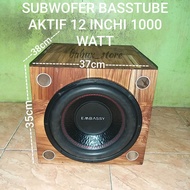 SUBWOFER BASSTUBE AKTIF EMBASSY 1000WATT 12 INCHI MONOBLOK