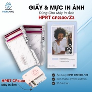 HPRT CP2100 / Z3 Photo Paper, Box of 20 Sheets with Ink