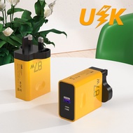 GEEONE 2024 New 87W charging head full protocol fast charger UK spec pd20w charger