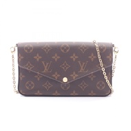 【二手】路易威登LOUIS VUITTON單肩包 Pochette Felicie Monogram Fuc​​sia M61276 PVC塗層帆布皮革 Pochette Felicie