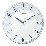 RHYTHM CITIZEN wall clock electric wave clock with continuous second hand interior blue Φ28x4.8cm CITIZEN 8MY556-004