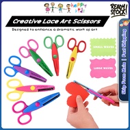 [Happy Kids] Kids Art Scissors Zig Zags Scissor Wave Scissors Lace Scissors Craft 花边剪刀 Gunting Art -