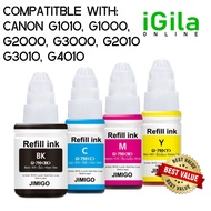 OEM CANON GI790 GI-790 BLACK/CYAN/MAGENTA/YELLOW Refill Ink GI-790 G2000 G1000 g2010 g3010 ink