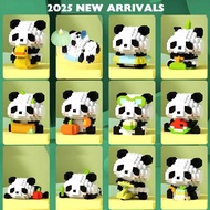 Panda Bricks Nano Building Blocks Cartoon Educational Toys for Kids Mainan Hadiah Birthday Gift
