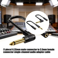 N 30Cm 6 35Mm Male To 3 5Mm Female Mono Sound Cable 1 4Inch TRS To 1 8Inch Mono Sound Cord For Stere
