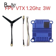For FPV Audio Video Transmitter 3W 3000mw 9 Channels 1.2Ghz 1.3GHz VTX 2S to 8S PAL/NTSC for Long Ra