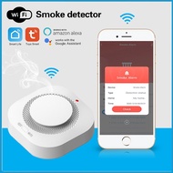 Tuya Smart Life Wifi Smoke Detector Sensor 80DB Alarm Fire Smart Smoke Detector Wifi Fire Protection