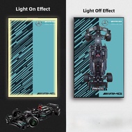 Modern Minimalist Wall Mounted Picture Frame Storage Display Board for Lego Red Bull RB20 Ferrari 42