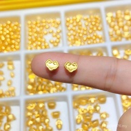 Ruyi Hard Gold Transfer Beads Women's Auspicious Cloud Pendant 24K999 Pendant 3D Pure Gold Pure Gold