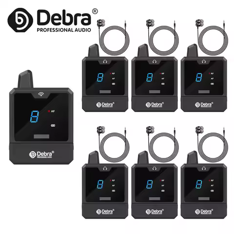 Debra Audio IEM Er-Mini Wireless In-Ear Monitor System Protable Li-on Rechargeable For Audio Profess