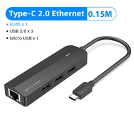 【COD】Vention USB C HUB USB 3.0 HUB 4 พอร์ต Powered Type C USB Splitter สายฟ้า 3 HUB DOCK USB-C Dock 