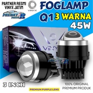 Vinyx Q1 Projector 3 Colors Fog Lamp Foglamp 3 Colors LED Lens Projector BiLED Car 3 Inch Inch Inch