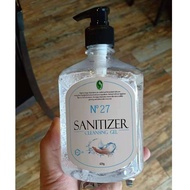 N°27- 100% ORGANIC SANITIZER CLEANSING GEL(430 ML)* (Kills 99.99% Bacteria)
