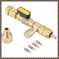 (JPTZ) Valve Core Remover & Installer with Dual Size SAE 1/4 & 5/16 Port for R22 R410A HVAC System