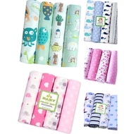 [Shop Malaysia] 4 in 1 4pcs baby swaddle baby blanket baby kain bedung bayi 4in1 infant receiving blanket cotton newborn infant muslin