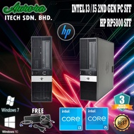 ( OFFER I3 / I5 2ND GEN SFF PC ) PC HP RP5800 I3 / I5 2ND GEN SFF , 4GB / 8GB RAM , 250GB HDD / 120G