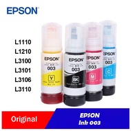 สินค้าประกันศูนย์ EPSON Ink 003 Original หมึกเติมแท้สำหรับ EPSON L3110 L3210 L3216 L3150 L3250 NO.003 (300) ของแท้