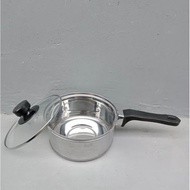 Kaelashop99 || 16CM MILK POT WITH GLASS LID READY IN PLENTY