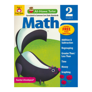 Evan moor at home tutor Math Grade 2 second grade home tutor mathematics California teaching assista