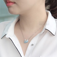 Swarovski/Swarovski New Blue Gradient Swan Necklace Small Female Clavicle Chain5512094