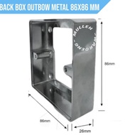 Special Outbow Box Mk Box Ob Stainless Metal Box White 86 X 86 X 26Mm