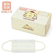 Japan Sanrio - Pompompurin 布甸狗 日版 口罩 一盒 30個裝 防疫 不織布 獨立包裝 布丁狗
