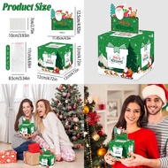 Green Christmas Surprise Gift Box With Money For Family Colleagues And