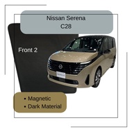 Custom Fit Magnetic Sunshade for Nissan Serena C28 **Thick material**