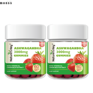 Halal Ashwagandha Gummies for Energy Boost Relieve Anxiety Improve Sleep Reduce Cortisol Natural Her