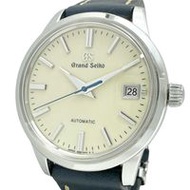 SEIKO Grand Seiko SBGR261（9S65-00D0）男士自動手錶，不銹鋼/皮革飾面，象牙色錶盤/海軍藍（其他製造商）