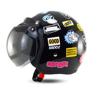 Rsix Helm Bogo Retro Oscar Speed Custom terbaru Premium SNI Pria Wanita Dewasa