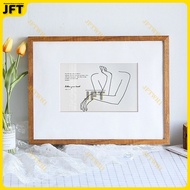 Solid Wood Large Photo Frame Wall Hanging Picture Frame Customized Size Toddler 4 K8K Puzzle Frame