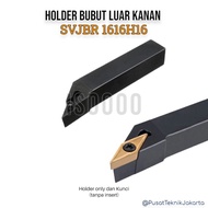 Right outer lathe holder 16mm SVJCR SVJBR 1616H16 for insert vcmt16