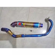 Full system exhaust NLK noo lamlukka fullblue raider fi 150 satria fi 150 belang fi 150
