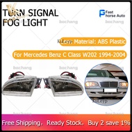 KuLeyp ไฟตัดหมอกรถยนต์ไฟเลี้ยวด้านหน้าไฟตัดหมอกสำหรับ Benz C Class W202 1994-2004