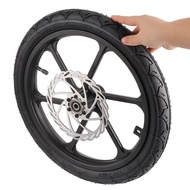 Motorcycle 16 inch Wheel 16x1.75 Tire Disc Brake Aluminum alloy Rim For Electric Scooters E-bike Fol