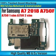 Ship Free Logic Board For Galaxy A7 2018 A750F A750FD A750FN A750GN 64GB 128GB Motoard Unlocked Ma