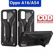 Oppo A54/A16 Hard Case Phantom Transformer Soft Cover Casing Robot stending H24 Cell