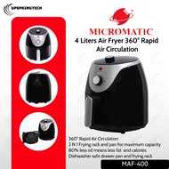 MICROMATIC Air Fryer 360 Rapid Air Circulation 4.0Qt MAF-400
