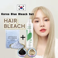 (FREE gloves)Hair Bleach&Blonde Hair&Bleach Powder Peroxide BLUE Bleach Rambut Peluntur Warna Muslim