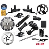 Shimano Deore XT M8200/M8250 Groupset - Di2 | 1x12-speed | XC (with BR-M8200 / RD-M8250-SGS) - warra