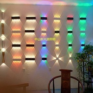 LED Wall Light Colorful Changeable Ray Light Entertainment Place Dream Linear Light Living Room Room