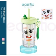 Ecentio Tumbler 500ml Glass Cup Glass Sticker Drink Glass 500ml